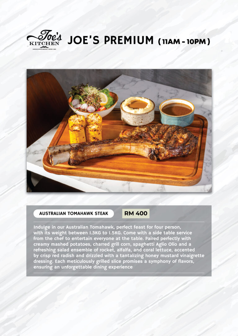 Menu – Joe's Kitchen
